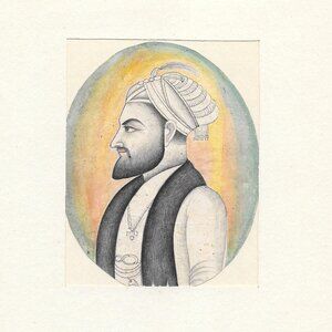 Portrait of Shah Jahan - Indian - 1990s.